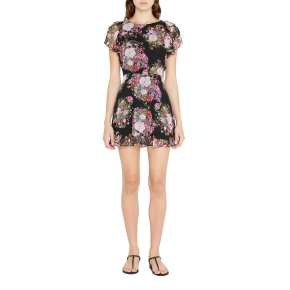 LOVESHACKFANCY Dresses & Skirts - NEW LOVESHACKFANCY garner dress in black floral midnight muse